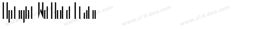 Uptight Wd Bold Italic字体转换